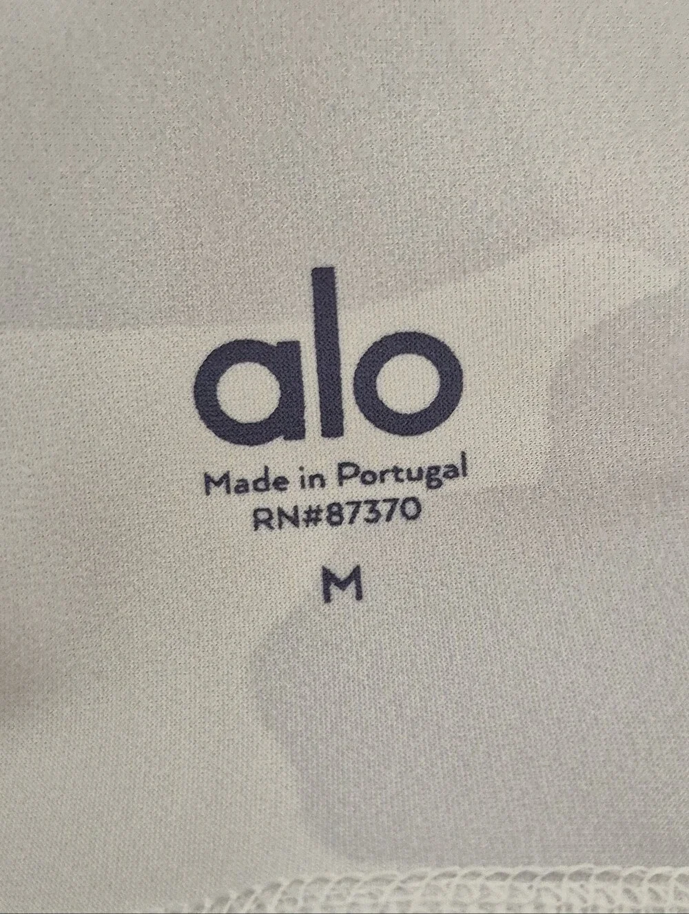 Alo Yoga High-Waist Vapor Leggings White Camouflage - Size M